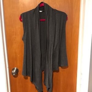 Max Rave Gray Vest Cardigan